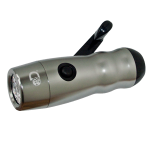 flashlight with crank